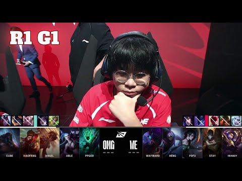 OMG vs WE - Game 1 | Round 1 S14 LPL Spring Playoffs 2024 | Oh My God vs Team WE G1 full
