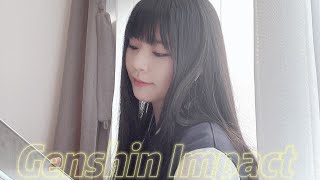 Genshin Impact 原神 | 白狐之野 BGM(Harp cover)