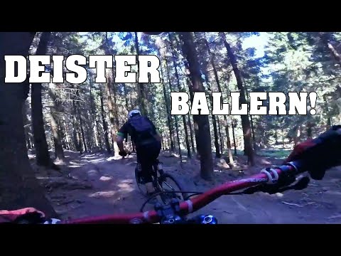 DEISTER BALLERN | BAUMSTÄMME EXTRA AUF DEN TRAIL GELEGT😨🚴🏼 #fahrrad #deister #mtb