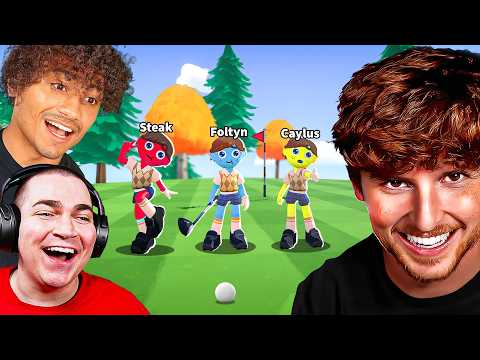 Super Battle Golf With YouTubers.. (HILARIOUS)