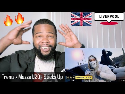 LIVERPOOLS COLDEST!!! Tremz x MazzaL20 - Sticks Up | GRM Daily | AMERICAN REACTION🔥🇺🇸