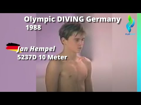 1988 Jan Hempel - Germany Diving - 5237D - Mens 10 meter diving 1988