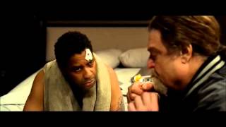 Epic scene from the movie  "Flight" Cocaine Scene Denzel Washington