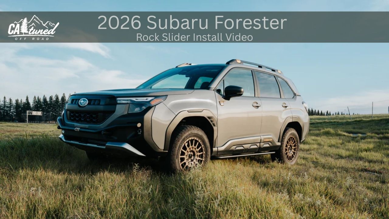 Watch: CAtuned Off-Road 2026 Subaru Foresters Rock Sliders