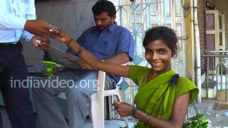 Selling Lemon and Green Chilli, Porbandar 