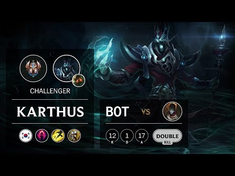 Karthus Bot vs Jhin - KR Challenger Patch 10.2