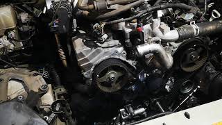 Mitsubishi Pajero 2009 3.8 litre V6 6G75 timing belt tensioner adjustment precaution warning