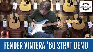 Video thumbnail for Fender Vintera '60s Stratocaster - Ice Blue Metallic DEMO by Manchester Music Mill