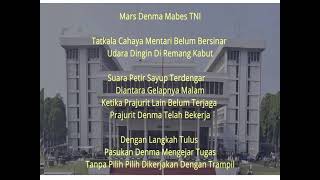 Download lagu MARS DENMA MABES TNI mp3 Download lagu MARS DENMA MABES TNI mp3