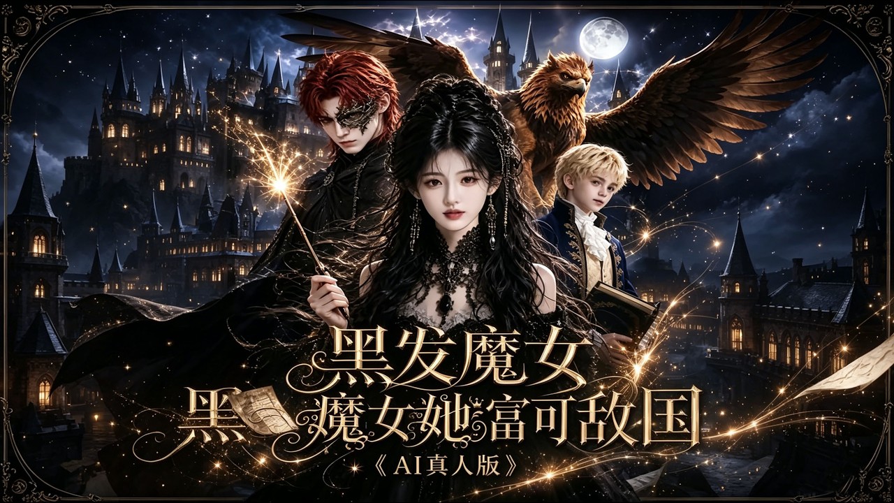 💥【新番上线】《黑发魔女她富可敌国AI(真人版)》1-67 现代少女穿入游戏，化身渔村孤女罗薇，凭现代才智展露魔法天赋、觉醒邪神神眷，结交伙伴谋求生路，探寻大陆神明与巨兽的惊天危机。#星落漫剧场
