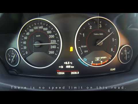 2015 BMW 420d (190hp) 0-230 Kmh Top Speed Autobahn