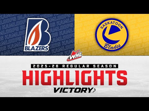 Kamloops Blazers at Saskatoon Blades 10/11 | WHL Highlights 2025-26