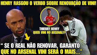 🚨NOSSA! OLHA A FORTE DECLARAÇÃO DE HENRY SOBRE RENOVAÇÃO DE VINI JR NO REAL!