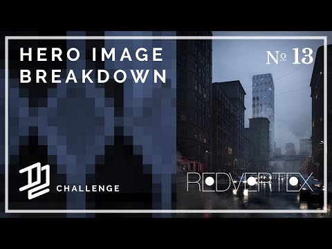 Facade Design Challenge - D2 Challenge No.13 with RedVertex- Hero Image Breakdown