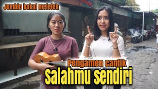 Download lagu Lia Haliza vs Nia hazizah pengamen cantik..!!!salahmu sendiri versi ukulele pengamen jalanan mp3