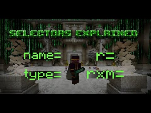 Command Selectors Explained! r= c= dx= and more! (Minecraft Command Tutorial)