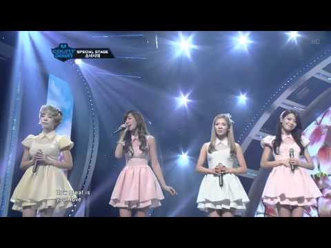 [111117] SNSD - How Great Is Your Love @ M!CountDown