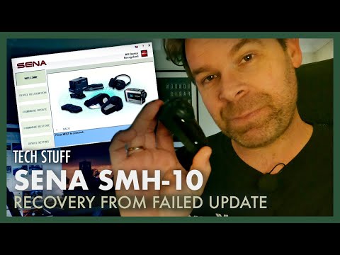 Sena SMH10 firmware update failed - how I fixed mine