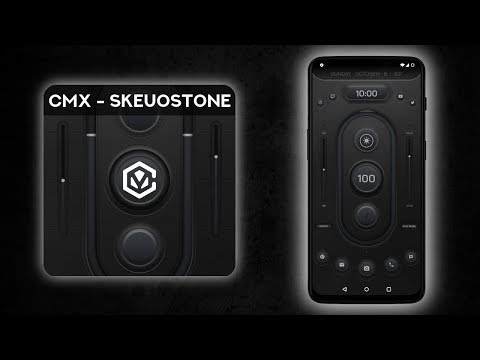 CMX - SkeuoStone · KLWP Theme Video