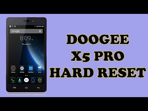 DOOGEE X5 PRO Hard Reset / Format / Remove Pattern Lock