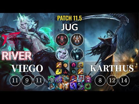 TLN River Viego vs Karthus Jungle - KR Patch 11.5