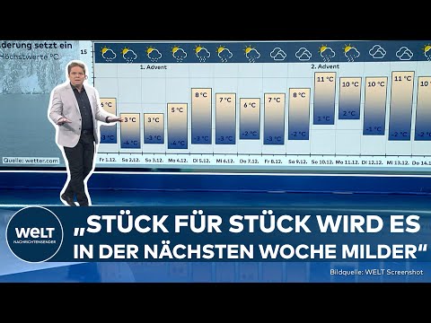Video Thumbnail: DEUTSCHLAND: Plötzlicher Wintereinbruch! So wahrscheinlich sind weiße Weihnachten