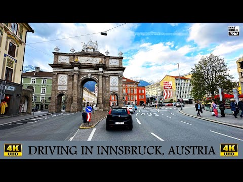 Driving in Innsbruck, Austria | 4K UHD | Driving Tour | A Full Drive through Innsbruck |