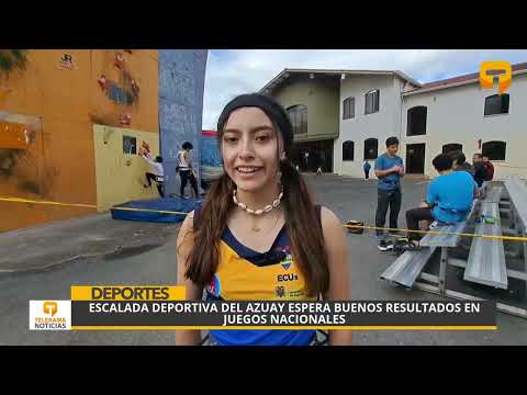 Escalada deportiva del Azuay espera buenos resultados en juegos nacionales