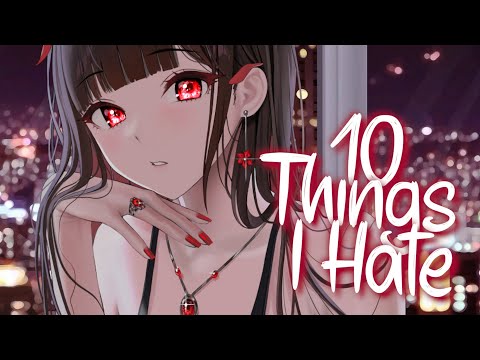「Nightcore」 10 Things I Hate About You - Leah Kate ♡ (Lyrics)