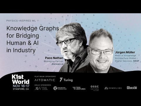 Using Knowledge Graphs to Bridge Humans and AI in Industry with Paco Nathan and Jurgen Muller