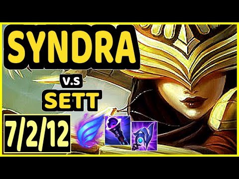 SYNDRA vs SETT - 7/2/12 KDA MID GAMEPLAY - EUW Ranked GRANDMASTER