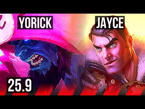 YORICK vs JAYCE (TOP) | 7/2/8 | EUNE Master | 25.9