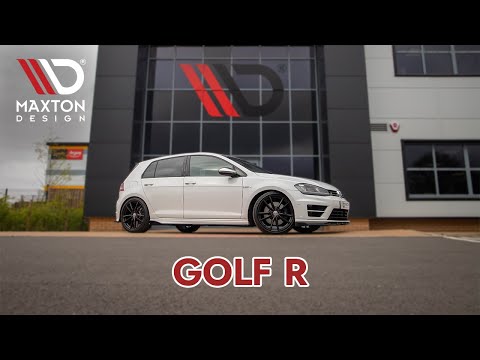 Volkswagen Golf R: Maxton Design body kit fitting!
