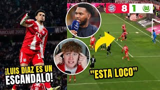 HE'S CRAZY! 😮‍💨This is how the GERMAN press REACTED to the "BRUTAL" MATCH of LUIS DÍAZ vs WOLFSBURG