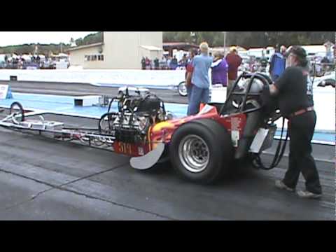 Blown Nitro Top Fuel Diggers (Telstar) Trying To Find Some Traction At Central Illinois Dragway!!