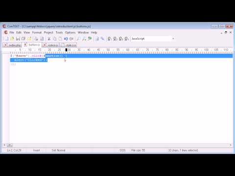 jQuery Tutorial 1 Introduction to jQuery