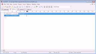 jQuery Tutorial - 171 - Sliding down message
