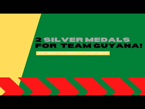 Team Guyana won 2 silver medals at the 2022 IMMAF Pan American mixed martial arts Championship!