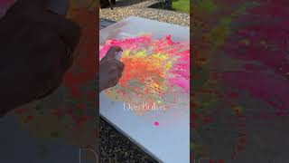 Les secrets de l'énergie de mes toiles ✨ | Peinture Abstraite en Plein Air (Vanessa Seconde)