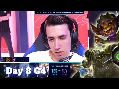 TES vs FLY | Day 8 Group D S10 LoL Worlds 2020 | Top Esports vs FlyQuest - Groups full game