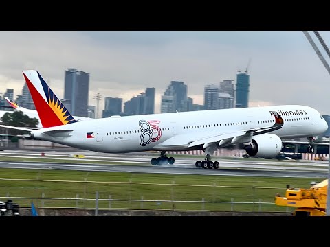 🇵🇭17 MINUTES BEST Afternoon Plane Spotting in Manila | Part 77