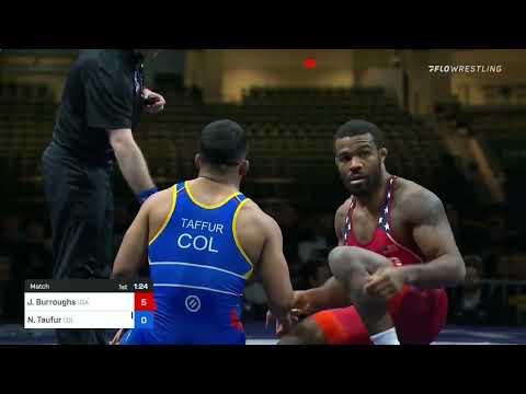 United States VS Columbia | 79 KG Match | Jordan Burroughs Vs Nestor Taufur