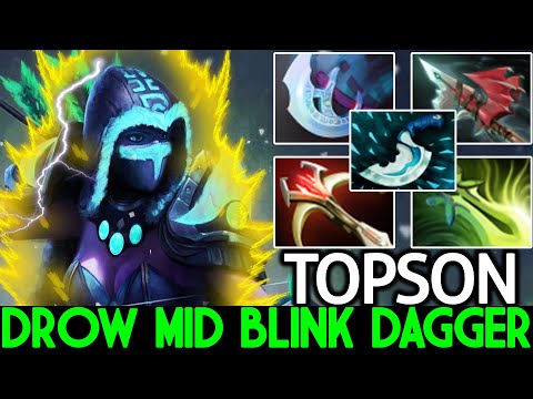 TOPSON [Drow Ranger] Became the Monster of Mid with Blink Dagger Dota 2