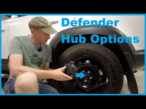 Land Rover Defender L663 18" Steel Wheel Hub Cap Options..