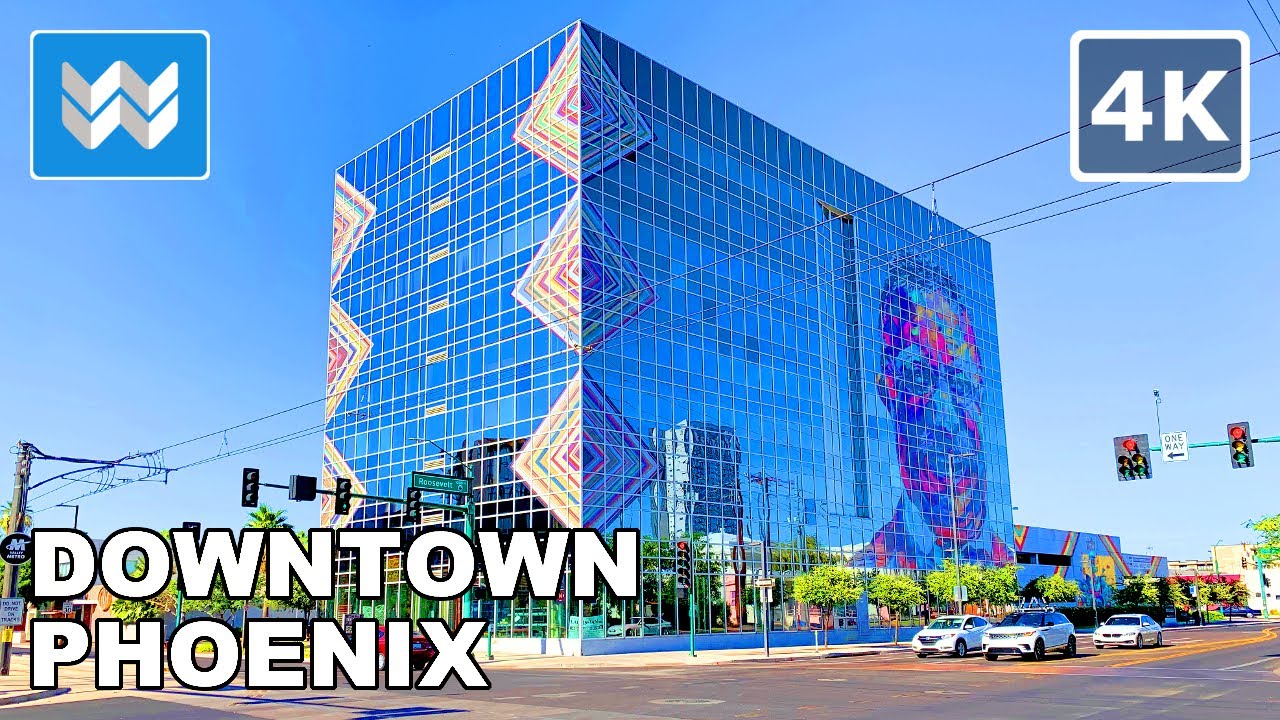 Immersive street-level walking tour through Phoenix, AZ, United States, showcasing authentic urban landscapes, local architecture, and the vibrant atmosphere of the city's neighborhoods