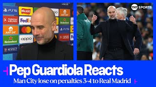 UNFORTUNATELY WE COULDN'T WIN | Pep Guardiola | Man City 1-1 Real Madrid (3-4 on penalties) | #UCL