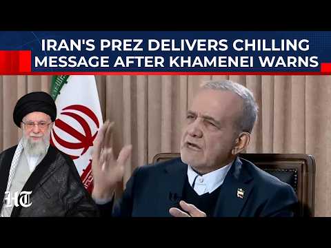Pezeshkian Bombshell After Khamenei Warning, Breaks Silence With Regime-Style Warning Amid Protests