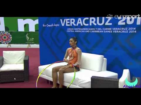 Final Hoop. Grisbel Lopez (VEN) - Juegos Centroamericanos Y del Caribe 2014 (5-8)