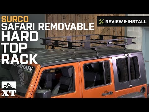 Jeep Wrangler Surco Safari Removable Hard Top Rack w/ Basket (2007-2017 JK) Review & Install