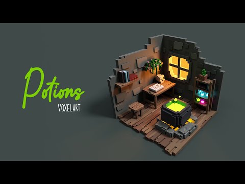 Potions / Voxel Art
